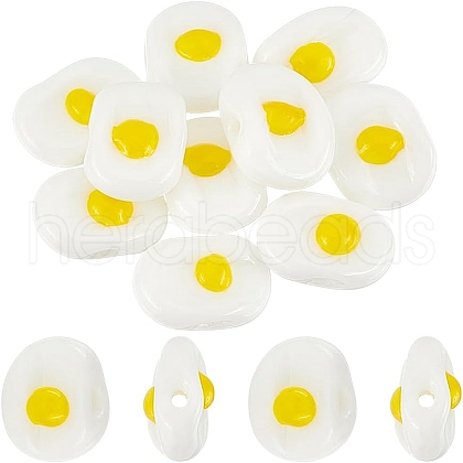 ARRICRAFT 60pcs Lampwork Beads LAMP-AR0001-34B-1