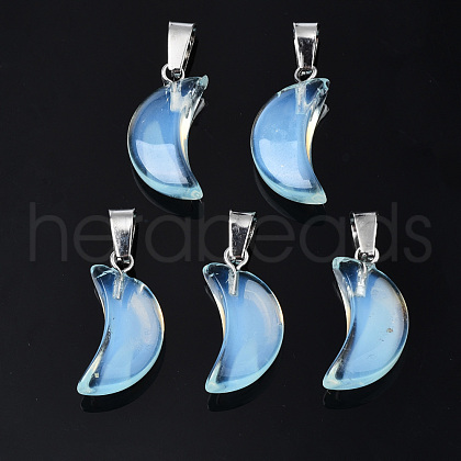 Spray Painted Glass Pendants GLAA-N035-021-A02-1