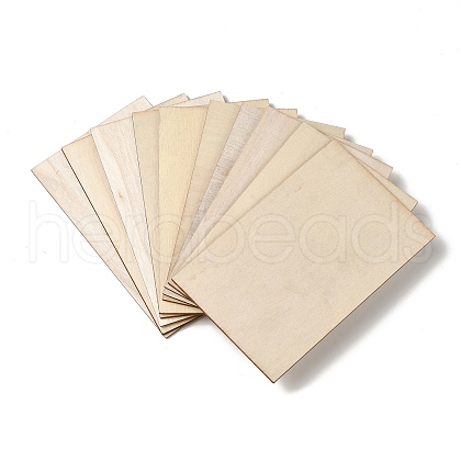 Unfinished Beech Wooden Blank Slices WOOD-WH0124-47B-1