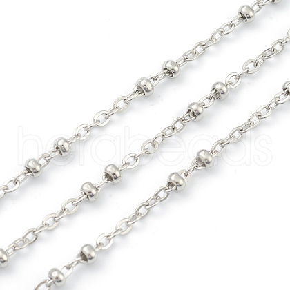 Tarnish Resistant 304 Stainless Steel Cable Chains STAS-B015-01P-1