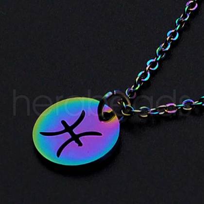 201 Stainless Steel Pendants Necklaces NJEW-S105-JN627-12-1