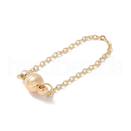 Brass Magnetic Clasps KK-U052-28G-1