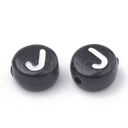 Opaque Acrylic Beads SACR-N002-02J-1