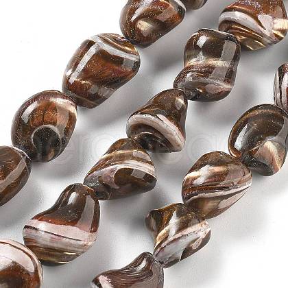Dyed Natural Trochus Shell Beads Strands BSHE-Z006-02E-1
