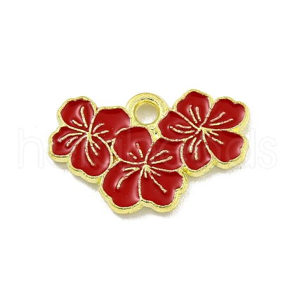 Alloy Enamel Pendants ENAM-Z015-06G-02-1