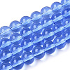 Transparent Glass Beads Strands GLAA-T032-T10mm-04-1-1