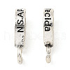 Tibetan Style Alloy Tube Bails FIND-E041-04AS-2
