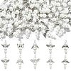 60Pcs 10 Style Acrylic Alloy Pendants PALLOY-CJ00047-1