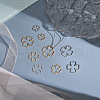 CHGCRAFT 48Pcs 6 Style 316 Stainless Steel Link Rings STAS-CA0002-15-6