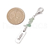8Pcs 8 Styles Alloy Rectangle with Inspirational Word Pendant Decoration HJEW-JM02376-3