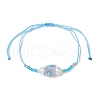 Adjustable Nylon Cord Braided Beads Bracelets BJEW-MZ00170-06-2