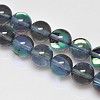 Synthetical Moonstone Beads Strands G-G585-10mm-03-1