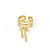 304 Stainless Steel Open Cuff Rings for Women RJEW-U060-01M-G-2