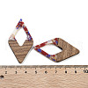 Walnut Wood Pendants FIND-Z050-02C-3