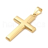 PVD Vacuum Plating 304 Stainless Steel Pendants STAS-C105-02G-2