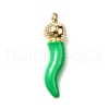 Opaque Resin Pendants RESI-V004-01C-1
