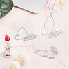 CHGCRAFT 24Pcs Rack Plating Alloy Pendants FIND-CA0009-04-5