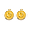 Golden Plated Alloy Enamel Charms ENAM-Q437-13O-1