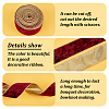 Single Face Velvet Wired Ribbon OCOR-WH0078-222B-04-4
