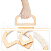 WADORN 2Pcs Wood Bag Handles WOOD-WR0001-01-5