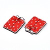 Printed Wood Pendants WOOD-T032-04J-2
