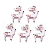 Alloy Enamel Pendants ENAM-Q417-16RG-1