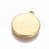 Vacuum Plating 304 Stainless Steel Pendants STAS-I105-06G-2