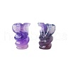 Natural Amethyst Carved Healing Snake Figurines PW-WG46261-01-5