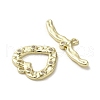 Brass Micro Pave Cubic Zirconia Toggle Clasps KK-C048-09G-3