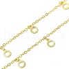 Handmade Brass Flat Round Chains CHC-Z001-01G-1