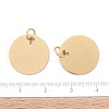 Ion Plating(IP) 304 Stainless Steel Pendants STAS-I311-21G-4