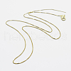 925 Sterling Silver Box Chain Necklaces STER-F039-40cm-05G-1