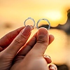 Anti-Tarnish Thorn & Rose 925 Sterling Silver Couple Rings JR946A-5
