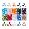400Pcs 10 Colors Electroplate Glass Beads Strands EGLA-YW0001-15-1
