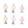 6Pcs ABS Plastic Shell Shape Home Display Decorations AJEW-JD00020-2