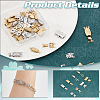   32 Sets 8 Styles Ion Plating(IP) 304 Stainless Steel Box Clasp FIND-PH0020-89-4