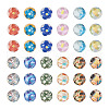 48Pcs 12 Styles Translucent Resin Cabochons RESI-TA0001-44-10