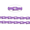 Opaque Acrylic Cable Chains CHAC-P001-03-4