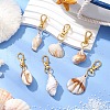 Acrylic Imitation Shell Pendant Decorations HJEW-JM02769-1