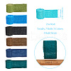 Beadthoven 6 Rolls 6 Colors Burlap & Linen Ribbon OCOR-BT0001-03-3
