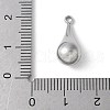 304 Stainless Steel Pendants STAS-U046-01C-P-3