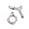 304 Stainless Steel Toggle Clasps STAS-A092-03P-1