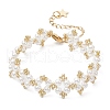 Shell Pearl Beaded Bracelets for Women BJEW-MZ00116-1