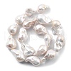 Natural Nucleated Pear Beads Strands PEAR-B004-15L-03A-5
