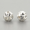 925 Sterling Silver Beads STER-S002-09-6mm-2