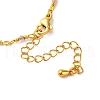 Brass Chain Necklace Making KK-K337-13G-02-3