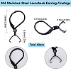 SUNNYCLUE 40Pcs 304 Stainless Steel Leverback Earring Findings STAS-SC0009-31EB-2