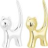 FINGERINSPIRE Porcelain Cat Shape Home Display Decorations DJEW-FG0001-10-1