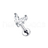 304 Stainless Steel Cubic Zirconia Cartilage Earrings WGBE79F-05-1