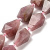 Natural Rose Quartz Beads Strands G-NH0005-B02-01-2